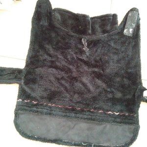 Fashion Pet Black Fur Dog coat